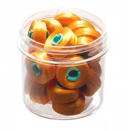 Magna-Glide Delights Style L 72yd Pre-wound Bobbins Marigold 20 Per Jar # MGDL-80130-F