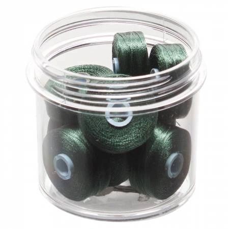 Magna-Glide Delights Style M Jumbo 132yd Pre-wound Bobbin Totem Green 10 Jar # MGDM-60350-F