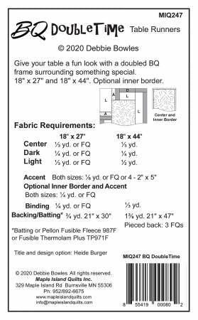 BQ Double Time # MIQ247