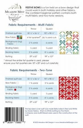 Festive Bows # MMD1130