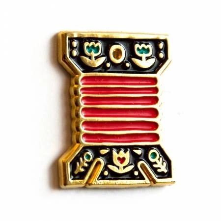 Embroidery Bobbin Enamel Pin # MVEP0768