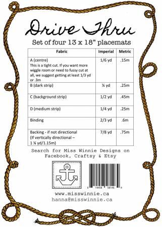 Drive Thru Placemat # MWD464