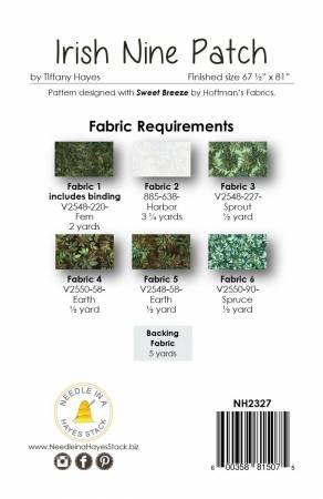 Irish Nine Patch # NH2327