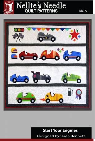 Start Your Engines Quilt Pattern # NN377