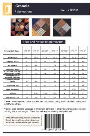 Granola Quilt Pattern # NN382