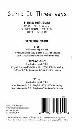 Strip It Three Ways # NRD204