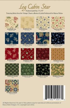 Log Cabin Star # NRD324