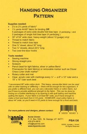 Hanging Organizer # PBA136