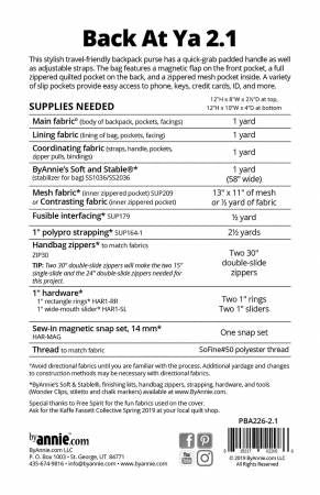Back At Ya 2.1 # PBA226-21