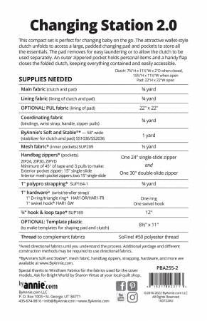 Changing Station 2.0 # PBA255-2