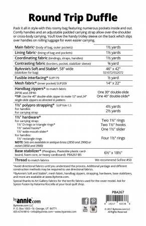 Round Trip Duffle # PBA267