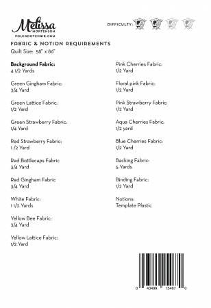 Summer Sugar Quilt Pattern # PDC4670