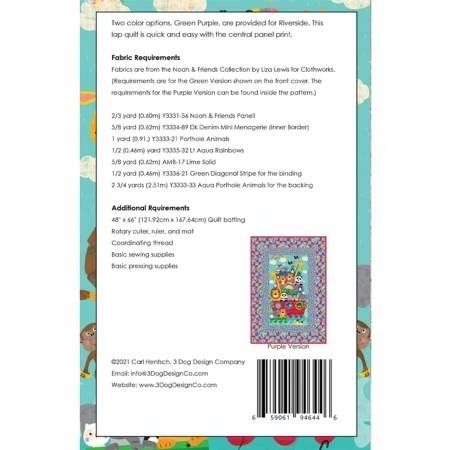 Riverside # RIVERSIDE-O, From 3 Dog Design Company In Quilts