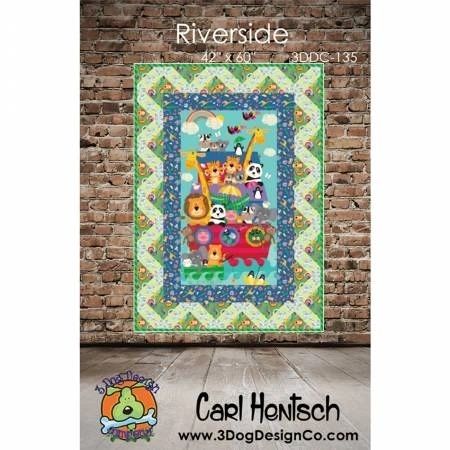 Riverside # RIVERSIDE-O, From 3 Dog Design Company In Quilts