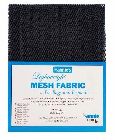 Lightweight Mesh Fabric Navy 18x54in # SUP209-NVY
