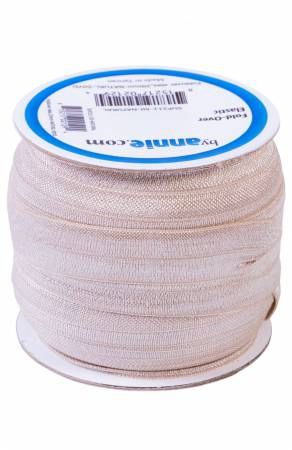 Fold-over Elastic 3/4in x 50yd Natural # SUP211-50-NT