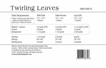 Twirling Leaves # SWD904-TL