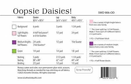 Oopsie Daisies! # SWD906-OD