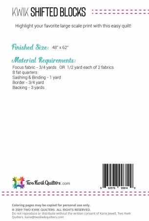 Kwik Shifted Blocks # TKQ46