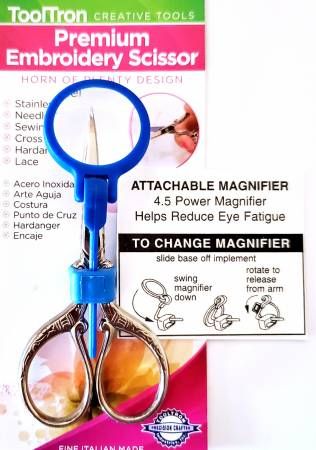 Premium Embroidery Scissors with Magnifier # TT00112