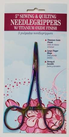 Needle Gripper Large Finger Holes Forceps 5in # TT00442