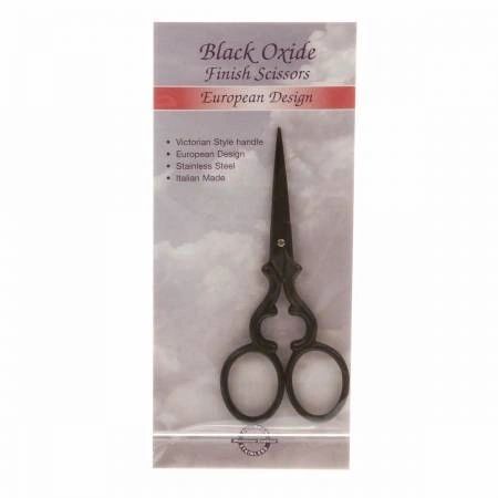 Embroidery Scissor 3 3/4in Victorian Style Black Oxide # TT00516