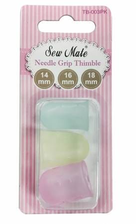 Sew Mate Needle Grip Thimbles 3pk # TT00898