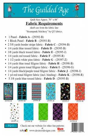 The Guilded Age Quilt Pattern # YQ-11-DDE