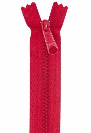 Handbag Zipper 24in Hot Red # ZIP24-265, From ByAnnie In 24 inch