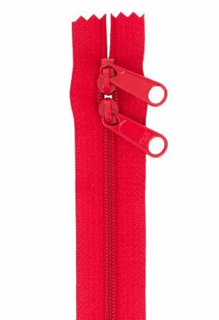 Handbag Zipper 30in Hot Red # ZIP30-265, From ByAnnie In 30 inch